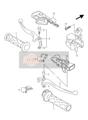 5750007E01, Lever Assy, Rear Brake, Suzuki, 0